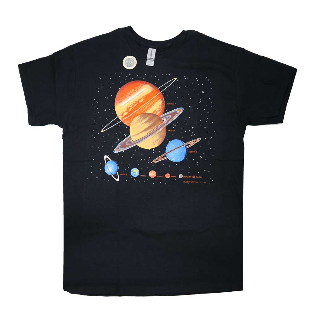 Liberty Graphics T-Shirts Planets プラネット 太陽系Tシャツ