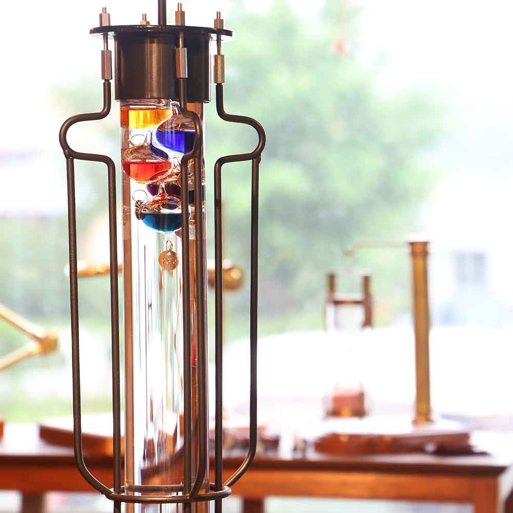 ｶﾞﾘﾚｵの温度計 Rocks Motion ﾛｯｸｽﾓｰｼｮﾝ Galileo's Air Thermometer