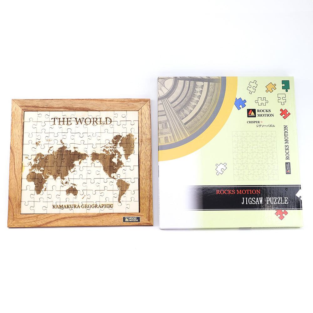 ﾛｯｸｽﾓｰｼｮﾝ 木製 ｼﾞｸﾞｿﾞｰﾊﾟｽﾞﾙ The World 世界地図