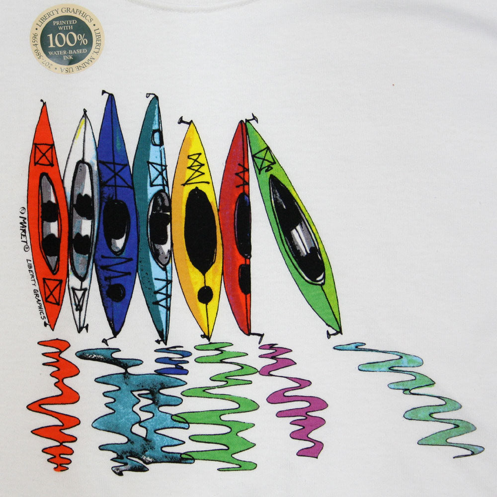 Liberty Graphics T-Shirts Kayak Reflection ｶﾔｯｸﾘﾌﾚｸｼｮﾝ