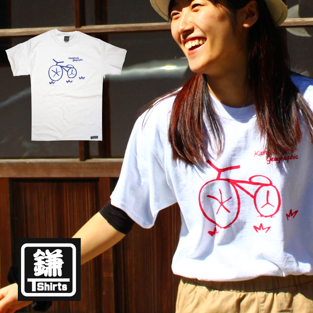鎌T-Shirts 自転車 Bicycle